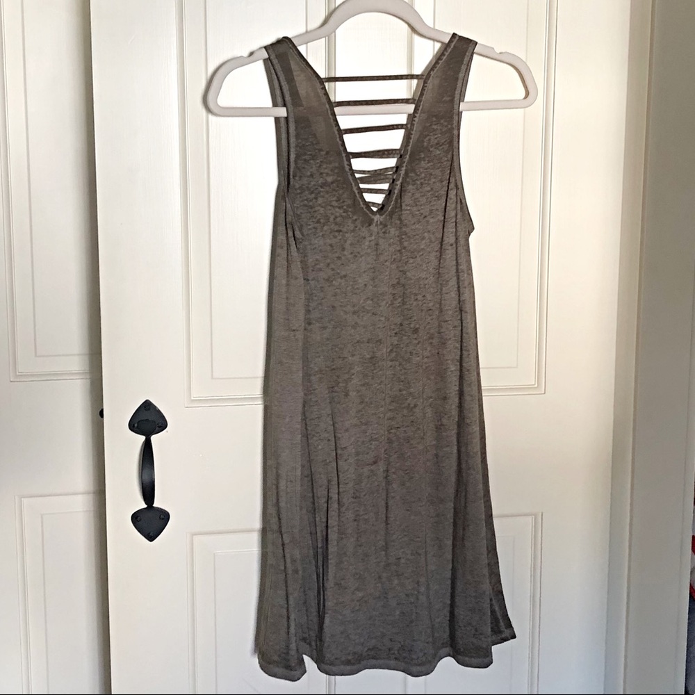 Socialite Brown Strappy Dress | Size Small